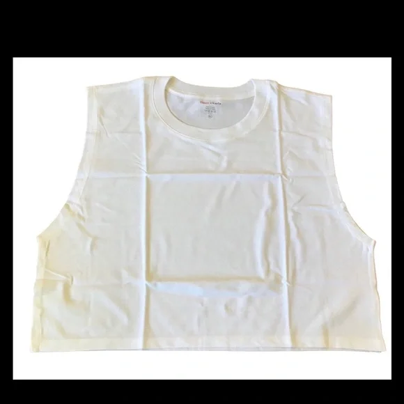 Hanes X Karla “The Sleeveless Crop” Tee (NWT) (Size: XL) - Picture 7 of 11